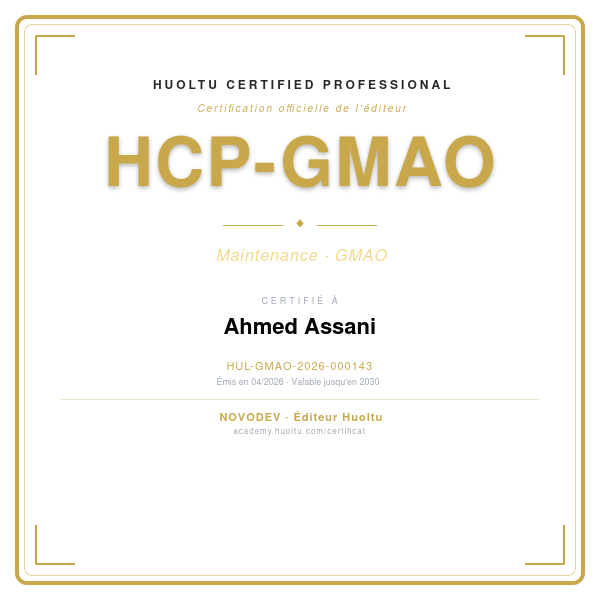 Badge HCP-GMAO