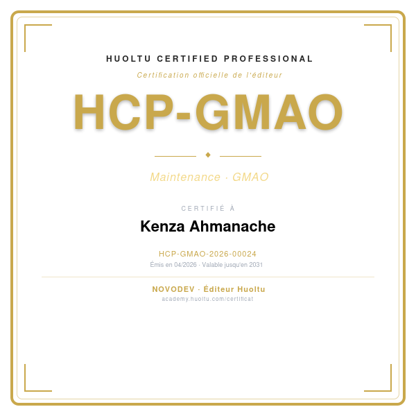Badge HCP-GMAO