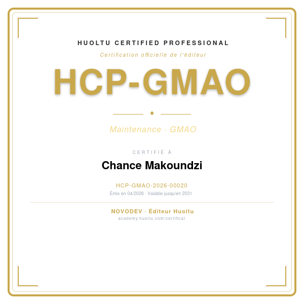 Badge HCP-GMAO